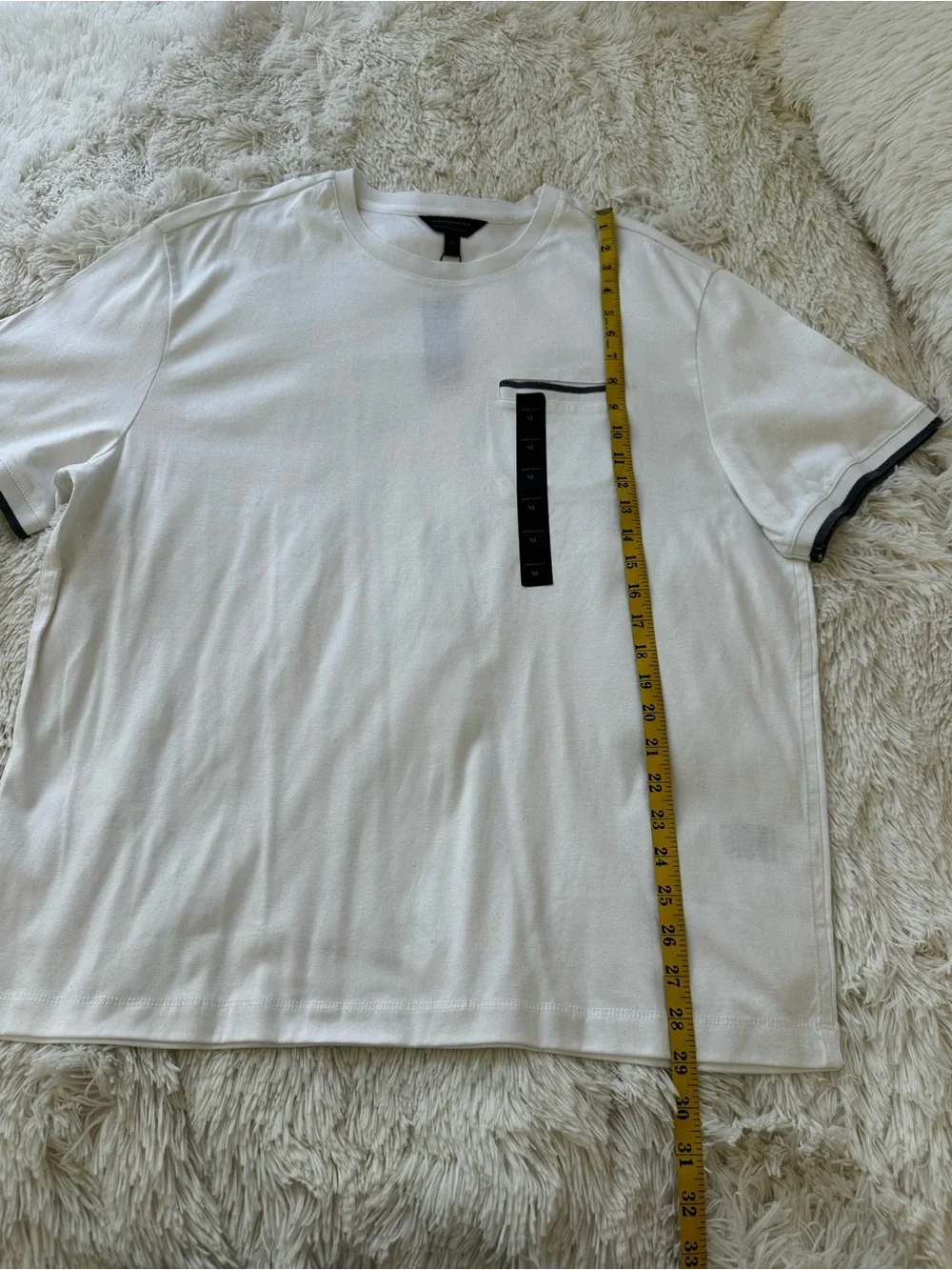 Banana Republic Luxe Touch Performance Pocket T Shirt White XL Men’s NWT